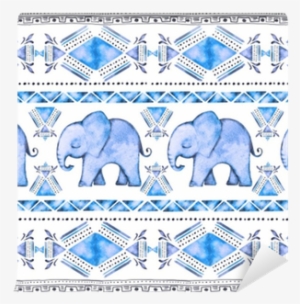 Seamless Pattern, Rim, Border, Watercolor Illustration - Watercolor Painting