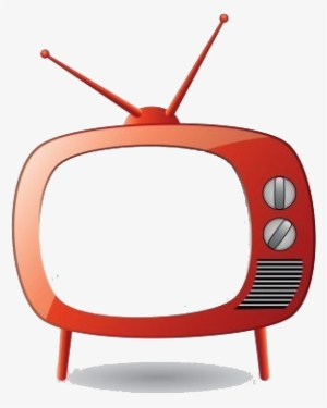 Free Download Red Tv Vector Clipart Television Clip - Televisão Retrô Png