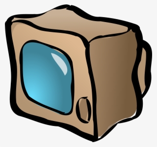 Retro Brown Tv Svg Clip Arts 600 X 563 Px