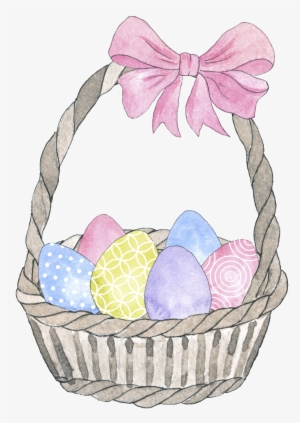 Hand Painted Gray Basket Halloween Transparent Decorative - Portable Network Graphics