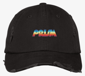 Retro Prism Tv Distressed Dad Cap