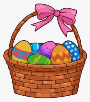 Picnic Basket Clipart Bascket - Easter Basket Clip Art Free