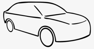 Car Comments - Car Line Drawing Png