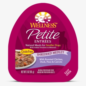 Shredded Medley Chicken Duck - Wellness Petite Entrees Mini Filets Roasted Beef Carrots