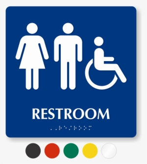 Man And Women Bathroom Sign Clipart Best - Ada Braille Family Restroom Sign