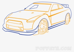 How To Draw A Race Car Pop Path Png Car Drawing - Race Cars Drawing