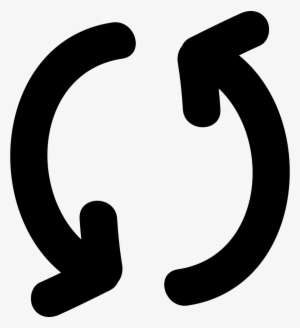 Cycle Couple Of Arrows Hand Drawn Lines Comments - Ciclo Icon