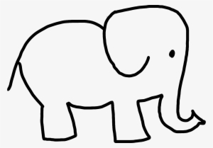 My Elephant - Hand Drawn Elephant Png