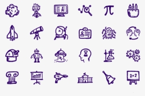 Brainy Icons - Hand Drawn Education Icons
