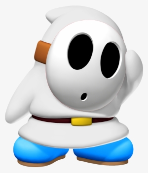 Acl Mk8 White Shy Guy - White Shy Guy Mario