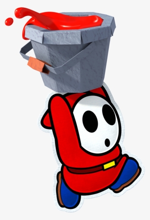 Rootxsf - Paper Mario Color Splash Shy Guy