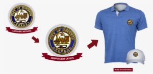 Left Chest And Cap Embroidery Digitizing - Embroidery Logo Designs Png