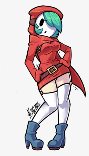 Transparent Girl Shy - Shy Gal Chibi