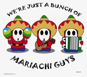 Picture Free Download Guys By Davidsfire On Deviantart - Mario Shy Guy Mariachi