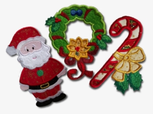 Christmas In Applique By 1 2 3 Embroidery - Wreath