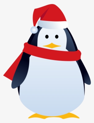 Christmas Penguin Cartoon - Christmas Penguin Clipart