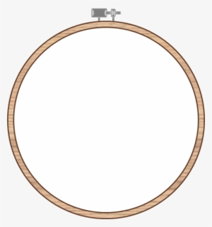 Embroidery Hoop Clipart - Circle