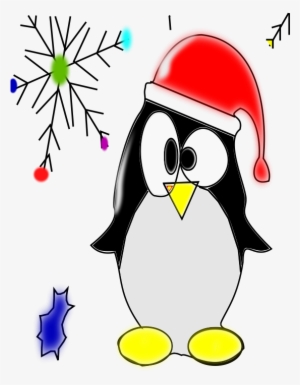 Free Clipart Linux Penguin Juan David - Christmas Penguin Clip Art