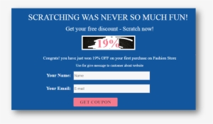 Introduction To Scratch Coupon/email Subscription Pop - Change We Can Believe