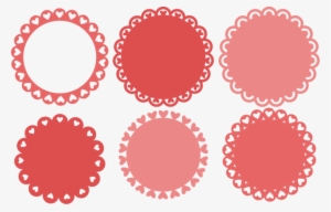 Heart Backgrounds Svg Cutting Files Heart Svg Cuts - Heart Border Svg