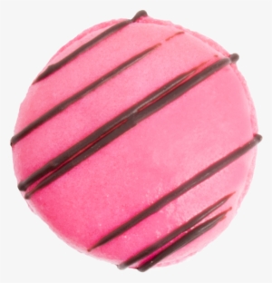 Chocolate Covered Strawberry Macaron Top View Thumbnail - Chocolate