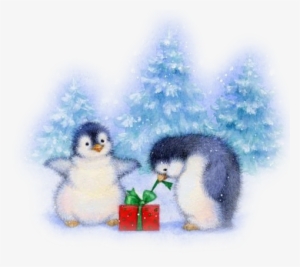 Christmas Penguins - Navideñas Con Frases Para Dedicar