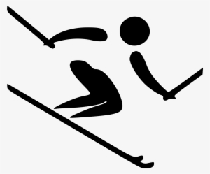 Open - Alpine Skiing Olympic Symbol