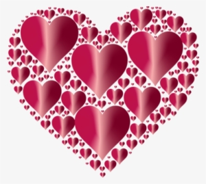 Heart Love Computer Icons Valentine's Day - Pink And Red Hearts