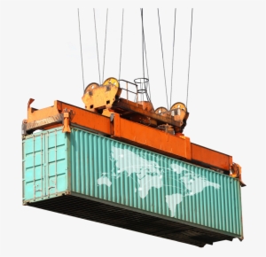 Moving Containers Through Multiple Ports & Ramps - Container Crane Png