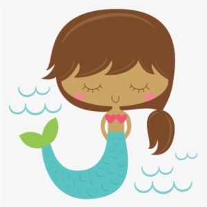 Royalty Free Mermaid Clipart Silhouette - Cute Mermaid Png