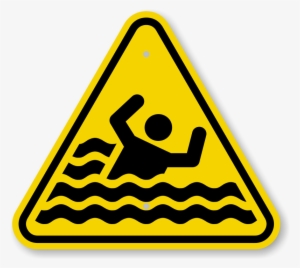 Iso Beware Of Drowning Symbol Warning Sign - Warning Symbols