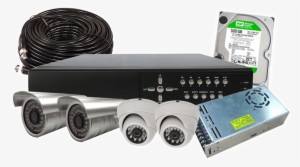 4 Channels Dvr 2 Indoor/outdoors Cameras