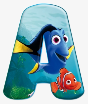 Alfabeto Decorativo Nemo Png - Alfabeto Procurando Nemo