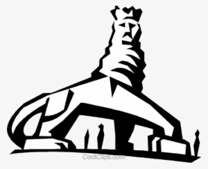 Statue Of The Lion, Ethiopia Royalty Free Vector Clip - Clip Art Ethiopia