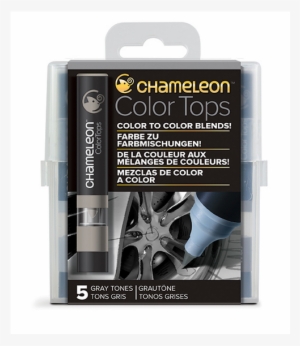 Chameleon Color Tops Marker Set Skin Tones - Set Of Chameleon Colour Tops - Grey Shades
