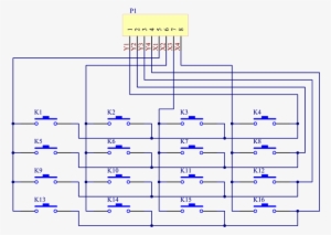 Keypad Schematic - Diagram