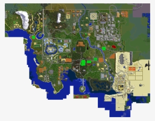 Minescape Map With Rune Altar Spots - Map