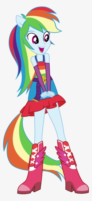 Rainbow Dash Dance Vector Update V2 By Icantunloveyou-d6tal9k - Rainbow Dash Equestria Girl Dress