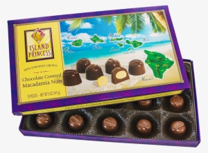 Island Princess Hawaiian Island Chocolate Covered Macadamia - Hawaiian Islands