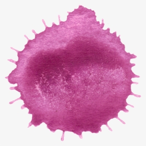 Watercolor Splatter Transparent - Circle