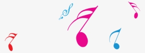 Musical Note Melody Sheet Music - Color Music Notes Png