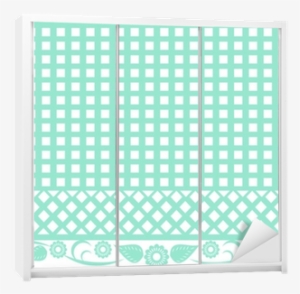 Mexican Decoration Papel Picado Wardrobe Sticker • - Paper