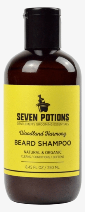 Seven Potions Beard Shampoo Woodland Harmony - Seven Potions Beard Balm 2 Oz. 100% Natural, Organic