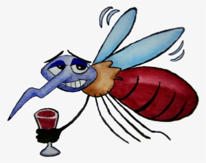 Mosquito Cocktail - Mosquito Cartoon Png