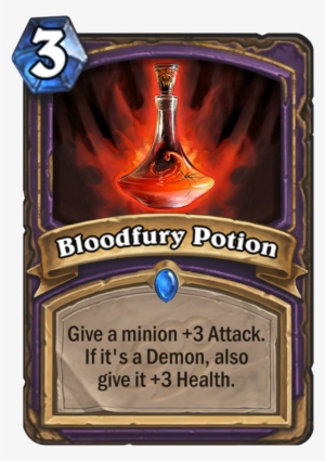 Bloodfury Potion - Hearthstone Bloodfury Potion