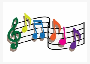 Download Imagen De Notas Musicales A Color Clipart - Las Notas Musicales De Colores