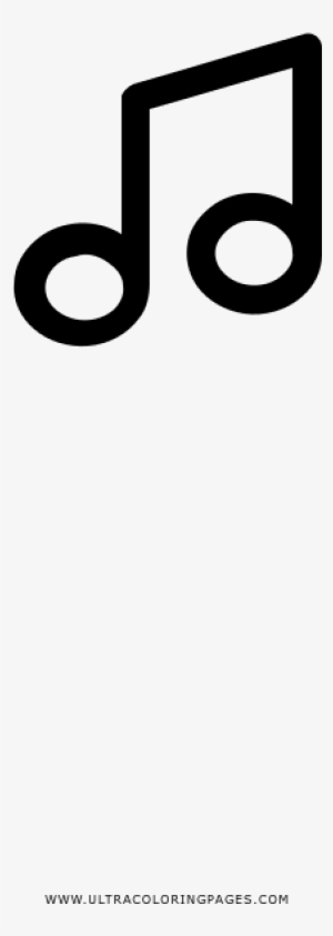 Dibujo De Notas Musicales Para Colorear - Circle