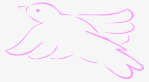 Birds Transparent Pink - Birds Flying Outline Png