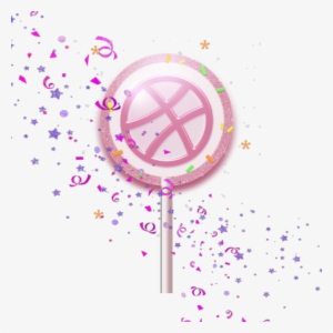 Mq Pink Lollipop Candy Confetti - Candy