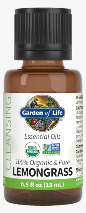 Garden Of Life Lemongrass Organic 15 Ml Essential Oil - Garden Of Life Essential Oils